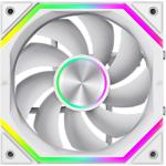 Фото Вентилятор 120мм GAMEMAX FN12A-N2 WL-W Kit, White, Набор 3 шт, 4pin + 3pin,  ARGB, PWM #3