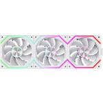 Зображення Вентилятор 120мм GAMEMAX FN12A-N2 WL-RW Kit, White, Набор 3 шт, 4pin + 3pin, Reverse, ARGB, PWM #8 Фото Вентилятор 120мм GAMEMAX FN12A-N2 WL-RW Kit, White, Набор 3 шт, 4pin + 3pin, Reverse, ARGB, PWM #8