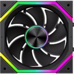 Зображення Вентилятор 120мм GAMEMAX FN12A-N2 WL-R Kit, Black, Набор 3 шт, 4pin + 3pin, Reverse, ARGB, PWM #3 Фото Вентилятор 120мм GAMEMAX FN12A-N2 WL-R Kit, Black, Набор 3 шт, 4pin + 3pin, Reverse, ARGB, PWM #3