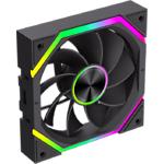 Зображення Вентилятор 120мм GAMEMAX FN12A-N2 WL-R Kit, Black, Набор 3 шт, 4pin + 3pin, Reverse, ARGB, PWM #4 Фото Вентилятор 120мм GAMEMAX FN12A-N2 WL-R Kit, Black, Набор 3 шт, 4pin + 3pin, Reverse, ARGB, PWM #4