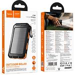 Зображення Зовнішній акумулятор Power Bank Hoco J164 8000mAh Black (6942007667579) 10W, solar panel, 2 light #1 Фото Зовнішній акумулятор Power Bank Hoco J164 8000mAh Black (6942007667579) 10W, solar panel, 2 light #1
