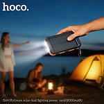 Зображення Зовнішній акумулятор Power Bank Hoco J164 8000mAh Black (6942007667579) 10W, solar panel, 2 light #9 Фото Зовнішній акумулятор Power Bank Hoco J164 8000mAh Black (6942007667579) 10W, solar panel, 2 light #9