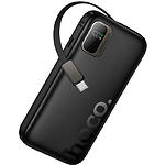 фото Зовнішній акумулятор Power Bank Hoco Q51 10000mAh Black (6942007671514) QC3.0, PD 20W, кабель Type-C