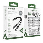 Зображення Звуковий перехідник ACEFAST J14 Black (6974316285823) USB Type-C male на 2*Type-C female заряд+аудіо #1 Фото Звуковий перехідник ACEFAST J14 Black (6974316285823) USB Type-C male на 2*Type-C female заряд+аудіо #1