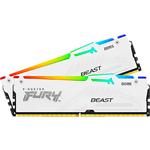 Зображення DDR-5 2шт x 16GB 5200МГц Kingston FURY Beast White RGB (KF552C40BWAK2-32) #1 Фото DDR-5 2шт x 16GB 5200МГц Kingston FURY Beast White RGB (KF552C40BWAK2-32) #1