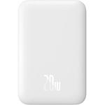 Зображення Зовнішній акумулятор Power Bank Baseus (P10059002223-00) Magnetic Mini Air Wireles,6000mAh,20W,White Фото Зовнішній акумулятор Power Bank Baseus (P10059002223-00) Magnetic Mini Air Wireles,6000mAh,20W,White
