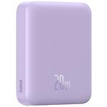 Зображення Зовнішній акумулятор Power Bank Baseus (P10059002513-00) Magnetic Mini Air Wireless,6000mAh,Purple Фото Зовнішній акумулятор Power Bank Baseus (P10059002513-00) Magnetic Mini Air Wireless,6000mAh,Purple