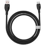 Зображення Кабель Baseus P10355703111-01 Pudding Fast-Charging Cable USB-A/Type-C, 100W, 2м, Black #2 Фото Кабель Baseus P10355703111-01 Pudding Fast-Charging Cable USB-A/Type-C, 100W, 2м, Black #2