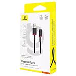 Зображення Кабель Baseus P10377802U01-03 Dura USB/Type-C, 60W, 2м, Red+Black #1 Фото Кабель Baseus P10377802U01-03 Dura USB/Type-C, 60W, 2м, Red+Black #1