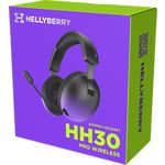 HATOR Hellyberry HH30 PRO Wireless Black-Violet (HH30_PRO_wireless_BV) Ігрова гарнітура - фото