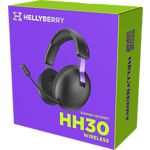 HATOR Hellyberry HH30 Wireless Black-Violet (HH30_wireless_BV) Ігрова гарнітура - фото