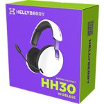 HATOR Hellyberry HH30 Wireless White-Violet (HH30_wireless_WV) Ігрова гарнітура - фото