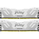 Зображення DDR-5 2шт x 32GB 6400МГц Kingston FURY Renegade White (KF564C32RWK2-64) Фото DDR-5 2шт x 32GB 6400МГц Kingston FURY Renegade White (KF564C32RWK2-64)