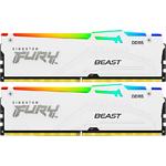 Зображення DDR-5 2шт x 32GB 6400МГц Kingston FURY Beast White RGB (KF564C32BWEAK2-64) AMD EXPO Фото DDR-5 2шт x 32GB 6400МГц Kingston FURY Beast White RGB (KF564C32BWEAK2-64) AMD EXPO