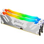 Фото DDR-5 2шт x 16GB 8000МГц Kingston FURY Renegade RGB White (KF580C38RWAK2-32)