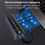 Зображення HDD Rack Dynamode DM-CAD-SSD16 зовнішня кишеня USB3.2 Type-C -> M.2 SATA/NVMe SSD #6 Фото HDD Rack Dynamode DM-CAD-SSD16 зовнішня кишеня USB3.2 Type-C -> M.2 SATA/NVMe SSD #6