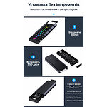 Зображення HDD Rack Dynamode DM-CAD-SSD16 зовнішня кишеня USB3.2 Type-C -> M.2 SATA/NVMe SSD #4 Фото HDD Rack Dynamode DM-CAD-SSD16 зовнішня кишеня USB3.2 Type-C -> M.2 SATA/NVMe SSD #4