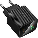 Зображення Мережевий ЗП Hoco CS82A Black (6942007664493) Type-C, Fast Charge, PD20W, digital display #4 Фото Мережевий ЗП Hoco CS82A Black (6942007664493) Type-C, Fast Charge, PD20W, digital display #4