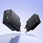 Фото Мережевий ЗП Hoco CS92A Black (6942007671033) USB-A, QC3.0, 18W #8