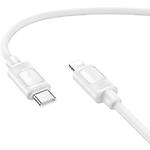 Зображення Кабель HOCO X122 White (6942007662178) Type-C/Lightning, 1м, 27W, silicon Фото Кабель HOCO X122 White (6942007662178) Type-C/Lightning, 1м, 27W, silicon