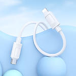 Зображення Кабель HOCO X122 White (6942007662178) Type-C/Lightning, 1м, 27W, silicon #3 Фото Кабель HOCO X122 White (6942007662178) Type-C/Lightning, 1м, 27W, silicon #3