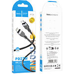 Зображення Кабель HOCO X109 Black (6942007636186) USB/Lightning, 1м, 3A, silicon/aluminum #1 Фото Кабель HOCO X109 Black (6942007636186) USB/Lightning, 1м, 3A, silicon/aluminum #1