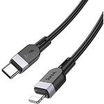 Зображення Кабель HOCO X109 Black (6942007636186) USB/Lightning, 1м, 3A, silicon/aluminum #3 Фото Кабель HOCO X109 Black (6942007636186) USB/Lightning, 1м, 3A, silicon/aluminum #3