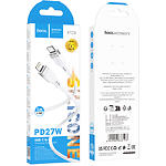 Зображення Кабель HOCO X109 White (6942007636193) USB/Lightning, 1м, 3A, silicon/aluminum #1 Фото Кабель HOCO X109 White (6942007636193) USB/Lightning, 1м, 3A, silicon/aluminum #1