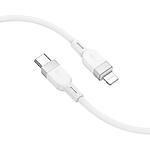 Зображення Кабель HOCO X109 White (6942007636193) USB/Lightning, 1м, 3A, silicon/aluminum #3 Фото Кабель HOCO X109 White (6942007636193) USB/Lightning, 1м, 3A, silicon/aluminum #3