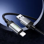 Зображення Кабель HOCO X117 Black (6942007652544) USB/Lightning, 1м, 2.4A, nylon/aluminum #5 Фото Кабель HOCO X117 Black (6942007652544) USB/Lightning, 1м, 2.4A, nylon/aluminum #5
