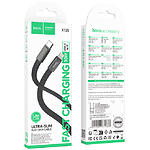 Зображення Кабель HOCO X125 Black (6942007671668) Type-C/Lightning, 1м, 30W, nylon+zinc #1 Фото Кабель HOCO X125 Black (6942007671668) Type-C/Lightning, 1м, 30W, nylon+zinc #1