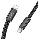 Зображення Кабель HOCO X125 Black (6942007671668) Type-C/Lightning, 1м, 30W, nylon+zinc #2 Фото Кабель HOCO X125 Black (6942007671668) Type-C/Lightning, 1м, 30W, nylon+zinc #2