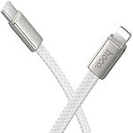 Зображення Кабель HOCO X125 White (6942007671675) Type-C/Lightning, 1м, 30W, nylon+zinc Фото Кабель HOCO X125 White (6942007671675) Type-C/Lightning, 1м, 30W, nylon+zinc