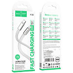 Зображення Кабель HOCO X125 White (6942007671675) Type-C/Lightning, 1м, 30W, nylon+zinc #1 Фото Кабель HOCO X125 White (6942007671675) Type-C/Lightning, 1м, 30W, nylon+zinc #1