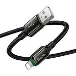 Зображення Кабель HOCO X127 Black (6942007675598) Type-C/Lightning, 1м, 2.4A, 12W, nylon+zinc #3 Фото Кабель HOCO X127 Black (6942007675598) Type-C/Lightning, 1м, 2.4A, 12W, nylon+zinc #3
