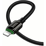 Зображення Кабель HOCO X127 Black (6942007675598) Type-C/Lightning, 1м, 2.4A, 12W, nylon+zinc #5 Фото Кабель HOCO X127 Black (6942007675598) Type-C/Lightning, 1м, 2.4A, 12W, nylon+zinc #5