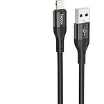 Зображення Кабель HOCO X72 Black (6931474761750) USB/Lightning, 1м, 2.4A, silicone+alu Фото Кабель HOCO X72 Black (6931474761750) USB/Lightning, 1м, 2.4A, silicone+alu