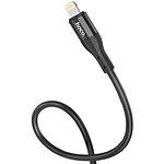 Зображення Кабель HOCO X72 Black (6931474761750) USB/Lightning, 1м, 2.4A, silicone+alu #4 Фото Кабель HOCO X72 Black (6931474761750) USB/Lightning, 1м, 2.4A, silicone+alu #4