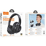 Фото HOCO W71 Cool sound Black (6942007677240) Bluetooth 6.0 гарнітура з оголов'ям #1