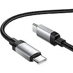Зображення Кабель HOCO X117 Black (6942007652582) Type-C/Type-C, 1м, 60W, nylon/aluminum #2 Фото Кабель HOCO X117 Black (6942007652582) Type-C/Type-C, 1м, 60W, nylon/aluminum #2