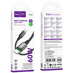 Зображення Кабель HOCO X127 Black (6942007675611) Type-C/Type-C, 1м, 60W, nylon+zinc #1 Фото Кабель HOCO X127 Black (6942007675611) Type-C/Type-C, 1м, 60W, nylon+zinc #1
