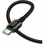 Зображення Кабель HOCO X127 Black (6942007675611) Type-C/Type-C, 1м, 60W, nylon+zinc #5 Фото Кабель HOCO X127 Black (6942007675611) Type-C/Type-C, 1м, 60W, nylon+zinc #5