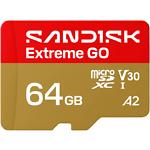 Фото microSD XC 64GB SanDisk Extreme GO A2 V30 C10 UHS-I U3 (SDSQXGN-064G-GN6MN) без адаптера, 170/80MB/s
