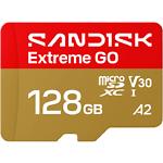 Зображення microSD XC 128GB SanDisk Extreme GO A2 V30 C10 UHS-I U3 (SDSQXGN-128G-GN6MN) без адаптер,240/120MB/s Фото microSD XC 128GB SanDisk Extreme GO A2 V30 C10 UHS-I U3 (SDSQXGN-128G-GN6MN) без адаптер,240/120MB/s