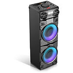 Фото REAL-EL S-2010 Black (EL121600034) акустична система 2*500 Вт, BT, AUX, USB, FM, TWS, RGB #13