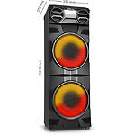 Фото REAL-EL S-2010 Black (EL121600034) акустична система 2*500 Вт, BT, AUX, USB, FM, TWS, RGB #12