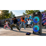Фото REAL-EL S-2010 Black (EL121600034) акустична система 2*500 Вт, BT, AUX, USB, FM, TWS, RGB #4