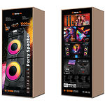 Фото REAL-EL S-2010 Black (EL121600034) акустична система 2*500 Вт, BT, AUX, USB, FM, TWS, RGB #1