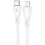 Зображення Кабель Wibrand Boa White (WI.DC/BO1W-CL) Type-C/Lightning, 1м, 2.4 A, PVC Фото Кабель Wibrand Boa White (WI.DC/BO1W-CL) Type-C/Lightning, 1м, 2.4 A, PVC