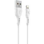 Зображення Кабель Wibrand Boa White (WI.DC/BO1W-UL) USB/Lightning, 1м, 2.4 A, PVC Фото Кабель Wibrand Boa White (WI.DC/BO1W-UL) USB/Lightning, 1м, 2.4 A, PVC